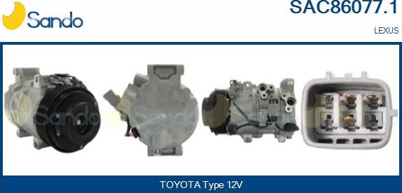 Sando SAC86077.1 - Compressore, Climatizzatore www.autoricambi360.it