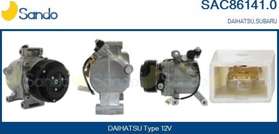 Sando SAC86141.0 - Compressore, Climatizzatore www.autoricambi360.it