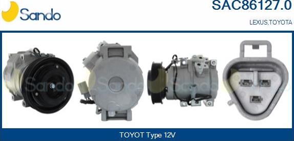 Sando SAC86127.0 - Compressore, Climatizzatore www.autoricambi360.it