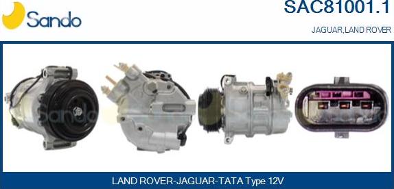 Sando SAC81001.1 - Compressore, Climatizzatore www.autoricambi360.it