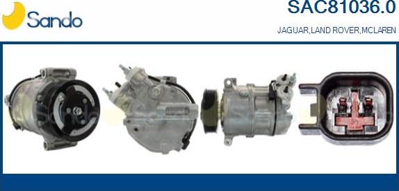 Sando SAC81036.0 - Compressore, Climatizzatore www.autoricambi360.it