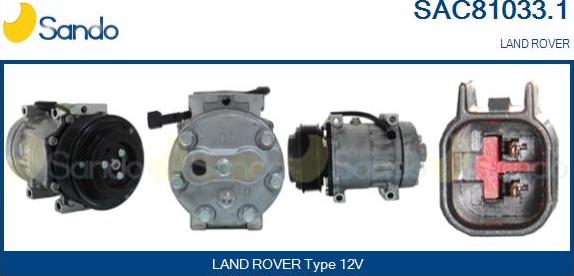 Sando SAC81033.1 - Compressore, Climatizzatore www.autoricambi360.it