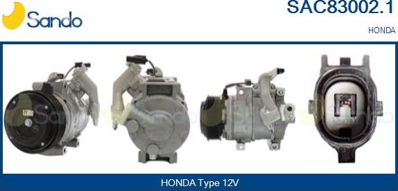 Sando SAC83002.1 - Compressore, Climatizzatore www.autoricambi360.it