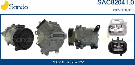 Sando SAC82041.0 - Compressore, Climatizzatore www.autoricambi360.it