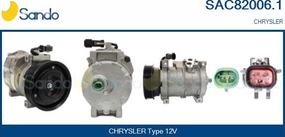 Sando SAC82006.1 - Compressore, Climatizzatore www.autoricambi360.it