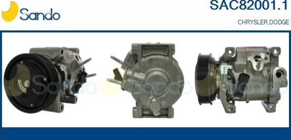 Sando SAC82001.1 - Compressore, Climatizzatore www.autoricambi360.it