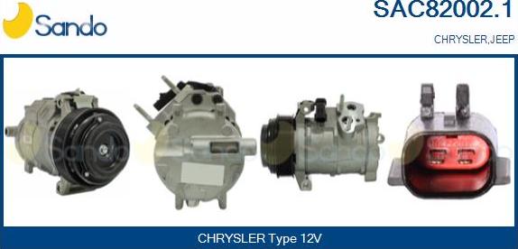 Sando SAC82002.1 - Compressore, Climatizzatore www.autoricambi360.it