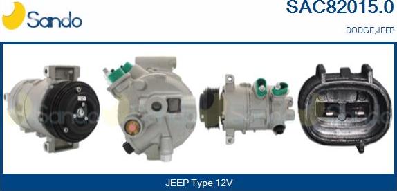 Sando SAC82015.0 - Compressore, Climatizzatore www.autoricambi360.it