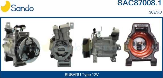 Sando SAC87008.1 - Compressore, Climatizzatore www.autoricambi360.it