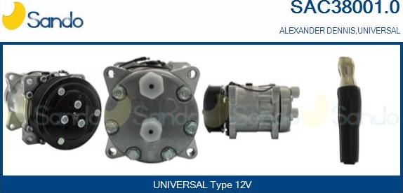 Sando SAC38001.0 - Compressore, Climatizzatore www.autoricambi360.it