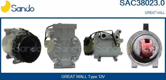 Sando SAC38023.0 - Compressore, Climatizzatore www.autoricambi360.it