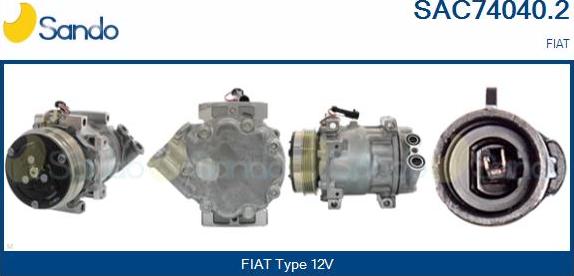 Sando SAC74040.2 - Compressore, Climatizzatore www.autoricambi360.it