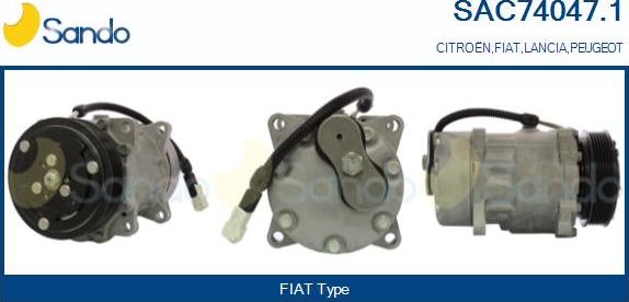 Sando SAC74047.1 - Compressore, Climatizzatore www.autoricambi360.it