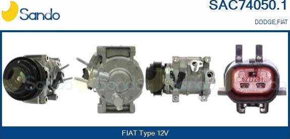 Sando SAC74050.1 - Compressore, Climatizzatore www.autoricambi360.it
