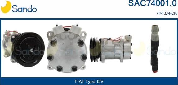 Sando SAC74001.0 - Compressore, Climatizzatore www.autoricambi360.it