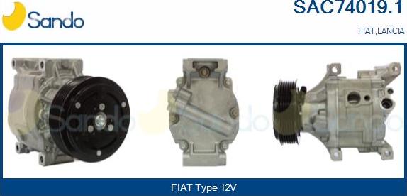 Sando SAC74019.1 - Compressore, Climatizzatore www.autoricambi360.it