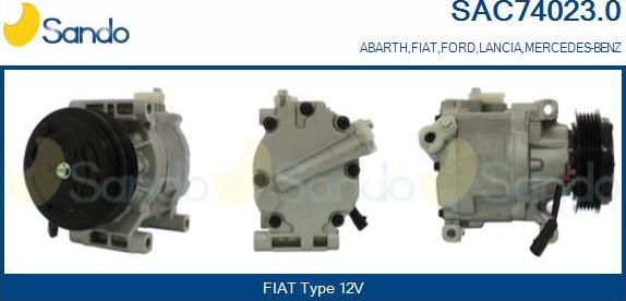 Sando SAC74023.0 - Compressore, Climatizzatore www.autoricambi360.it