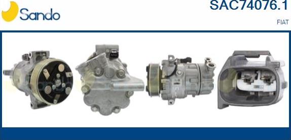 Sando SAC74076.1 - Compressore, Climatizzatore www.autoricambi360.it