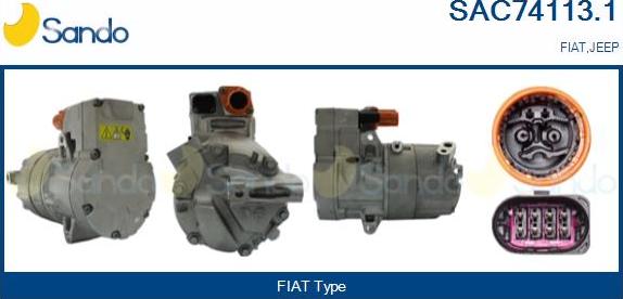 Sando SAC74113.1 - Compressore, Climatizzatore www.autoricambi360.it