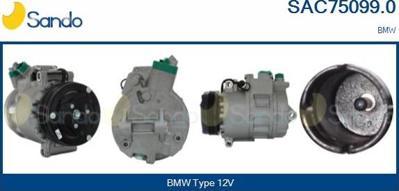 Sando SAC75099.0 - Compressore, Climatizzatore www.autoricambi360.it