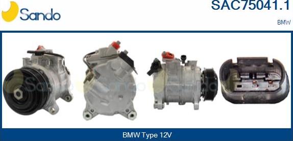 Sando SAC75041.1 - Compressore, Climatizzatore www.autoricambi360.it