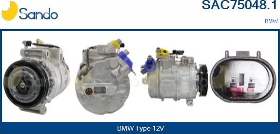 Sando SAC75048.1 - Compressore, Climatizzatore www.autoricambi360.it