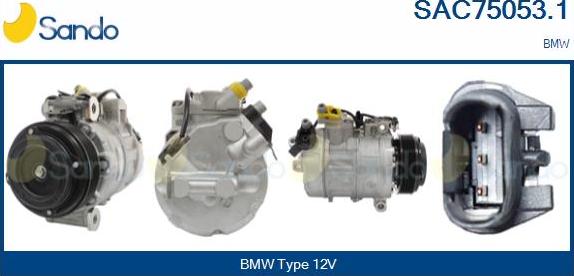 Sando SAC75053.1 - Compressore, Climatizzatore www.autoricambi360.it