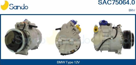 Sando SAC75064.0 - Compressore, Climatizzatore www.autoricambi360.it