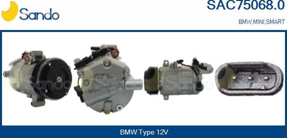 Sando SAC75068.0 - Compressore, Climatizzatore www.autoricambi360.it