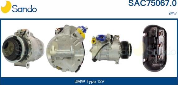 Sando SAC75067.0 - Compressore, Climatizzatore www.autoricambi360.it