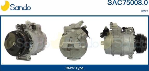 Sando SAC75008.0 - Compressore, Climatizzatore www.autoricambi360.it