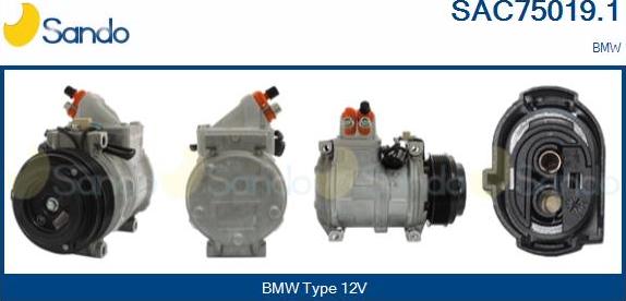 Sando SAC75019.1 - Compressore, Climatizzatore www.autoricambi360.it