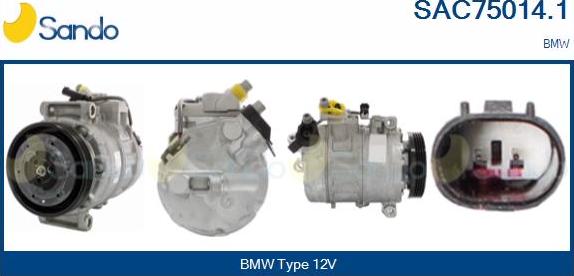 Sando SAC75014.1 - Compressore, Climatizzatore www.autoricambi360.it