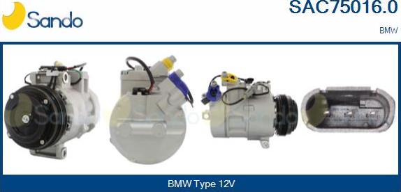 Sando SAC75016.0 - Compressore, Climatizzatore www.autoricambi360.it