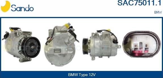 Sando SAC75011.1 - Compressore, Climatizzatore www.autoricambi360.it