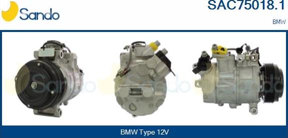 Sando SAC75018.1 - Compressore, Climatizzatore www.autoricambi360.it