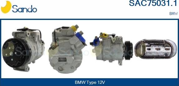 Sando SAC75031.1 - Compressore, Climatizzatore www.autoricambi360.it