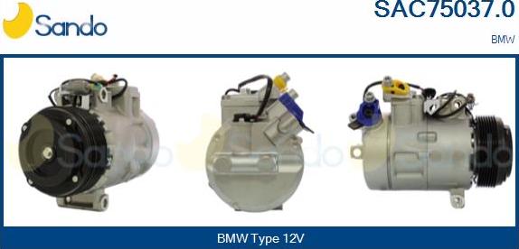 Sando SAC75037.0 - Compressore, Climatizzatore www.autoricambi360.it