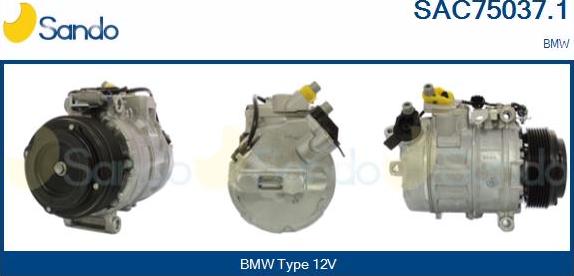 Sando SAC75037.1 - Compressore, Climatizzatore www.autoricambi360.it