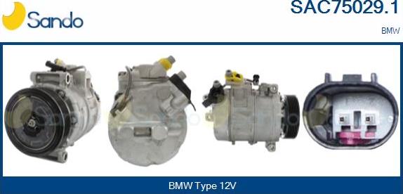 Sando SAC75029.1 - Compressore, Climatizzatore www.autoricambi360.it