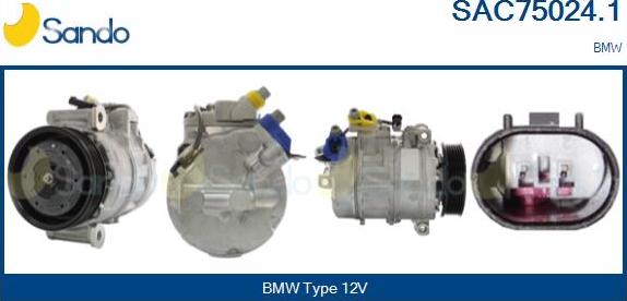 Sando SAC75024.1 - Compressore, Climatizzatore www.autoricambi360.it