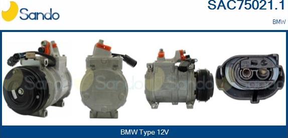 Sando SAC75021.1 - Compressore, Climatizzatore www.autoricambi360.it