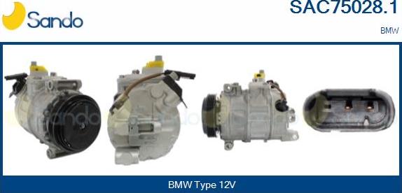 Sando SAC75028.1 - Compressore, Climatizzatore www.autoricambi360.it