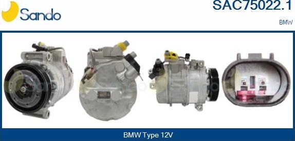 Sando SAC75022.1 - Compressore, Climatizzatore www.autoricambi360.it
