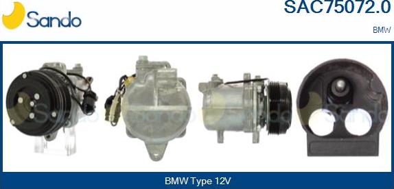 Sando SAC75072.0 - Compressore, Climatizzatore www.autoricambi360.it