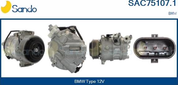 Sando SAC75107.1 - Compressore, Climatizzatore www.autoricambi360.it