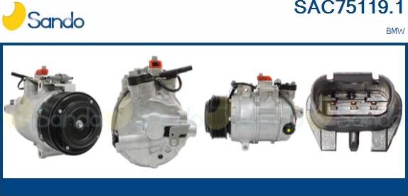 Sando SAC75119.1 - Compressore, Climatizzatore www.autoricambi360.it