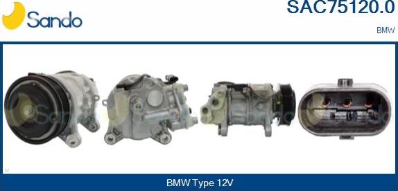 Sando SAC75120.0 - Compressore, Climatizzatore www.autoricambi360.it