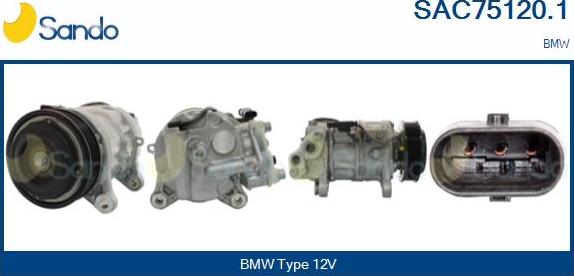 Sando SAC75120.1 - Compressore, Climatizzatore www.autoricambi360.it