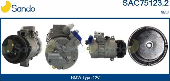 Sando SAC75123.2 - Compressore, Climatizzatore www.autoricambi360.it